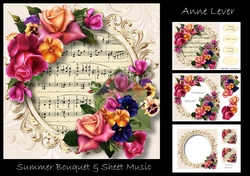 Summer Bouquet & Sheet Music