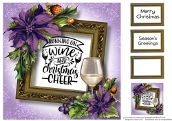 Christmas Wine Quote 1 8x8