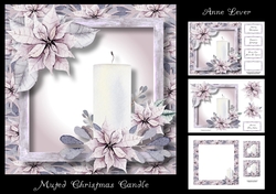 Muted Christmas Candle