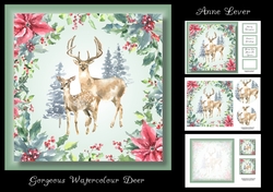 Gorgeous Watercolour Deer