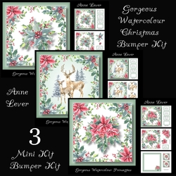 Gorgeous Watercolour Christmas Bumper kit