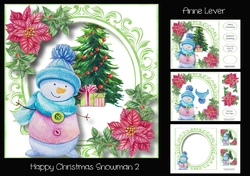 Happy Christmas Snowman 2