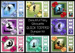 Beautiful Fairy Silhouette QUICK TOPPER Bumper Kit