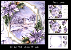 Double Mat - Winter Church