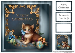 The Christmas Kitten 8x8
