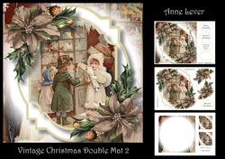 Vintage Christmas Double Mat 2