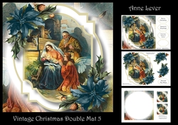 Vintage Christmas Double Mat 5