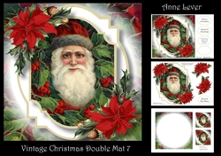 Vintage Christmas Double Mat 7