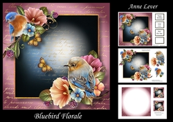 Bluebird Florale