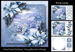 Snow Frame Christmas - Snowy Mountain Village