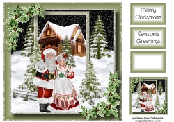 Mr & Mrs Claus 8x8
