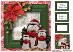 The Christmas Ornament - Penguins 8x8