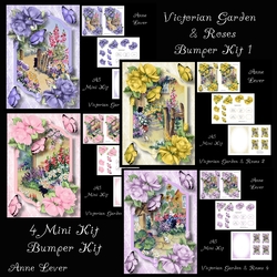 Victorian Garden & Roses Bumper Kit 1