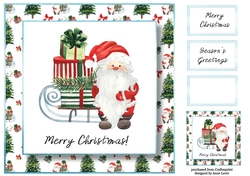 Merry Christmas Santa 2 8x8