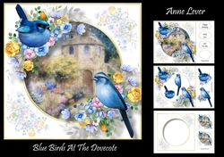 Blue Birds At The Dovecote