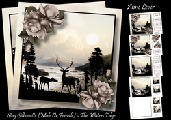 Stag Silhouette (Male Or Female) - The Waters Edge