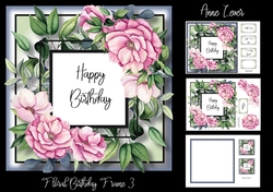Floral Birthday Frame 3