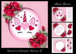 Unicorn Valentine Crown 2