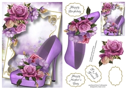 Fabulous Shoes - Belle Epoque Roses A5