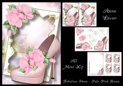 Fabulous Shoes - Pale Pink Roses