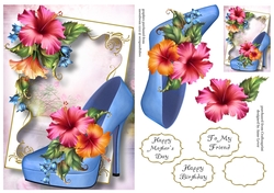 Fabulous Shoes - Enchanted Florals A5