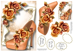 Fabulous Shoes - Autumn Fantasy Roses A5