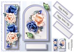 Floral Arched Frame - Myra Roses 8x8