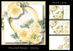 Painted Roses - Yellow