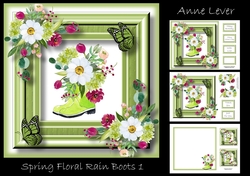 Spring Floral Rain Boots 1