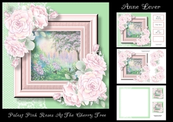 Palest Pink Roses At The Cherry Tree