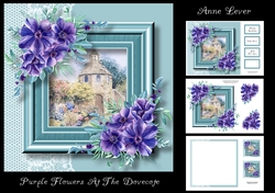 Purple Flowers At The Dovecote