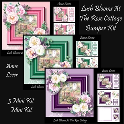 Lush Blooms At The Rose Cottage Bumper Kit
