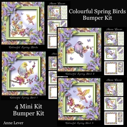 Colourful Spring Birds Bumper Kit