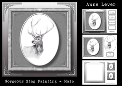 Gorgeous Stag Painting - Male
