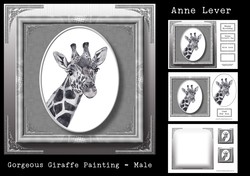 Gorgeous Giraffe Painting - Male