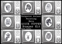 Gorgeous Animal Painting - Male QUICK TOPPER Bumper Kit