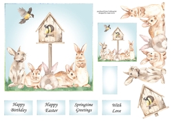 6x6 Birds & Bunnies - Spring, Easter