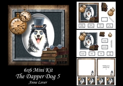 6x6 The Dapper Dog 5 - Husky