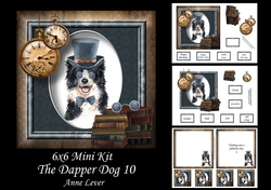 6x6 The Dapper Dog 10 - Border Collie