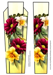 Art Deco Floral Lge DL - Spring Bouquet