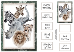 Animals Of The Savannah A5