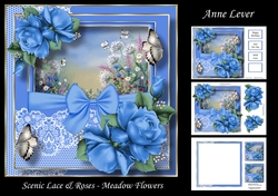 Scenic Lace & Roses - Meadow Flowers