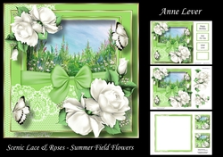 Scenic Lace & Roses - Summer Field Flowers