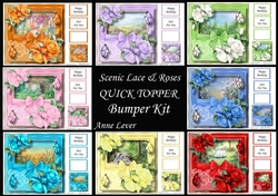 Scenic Lace & Roses QUICK TOPPER Bumper Kit