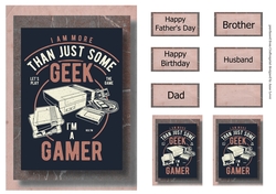 Retro Gaming A5 Poster - Im A Gamer