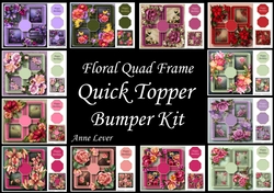 Floral Quad Frame QUICK TOPPER Bumper Kit