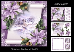 Christmas Parchment Scroll 1
