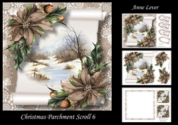 Christmas Parchment Scroll 6