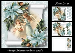 Vintage Christmas Parchment Scroll 3