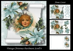 Vintage Christmas Parchment Scroll 6